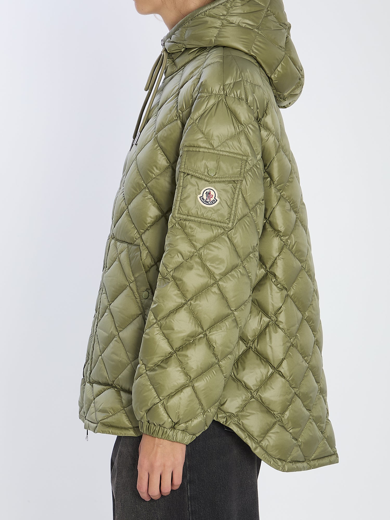 MONCLER 38 quilted nylon puffer jacket