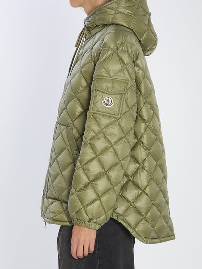 MONCLER 38 quilted nylon puffer jacket