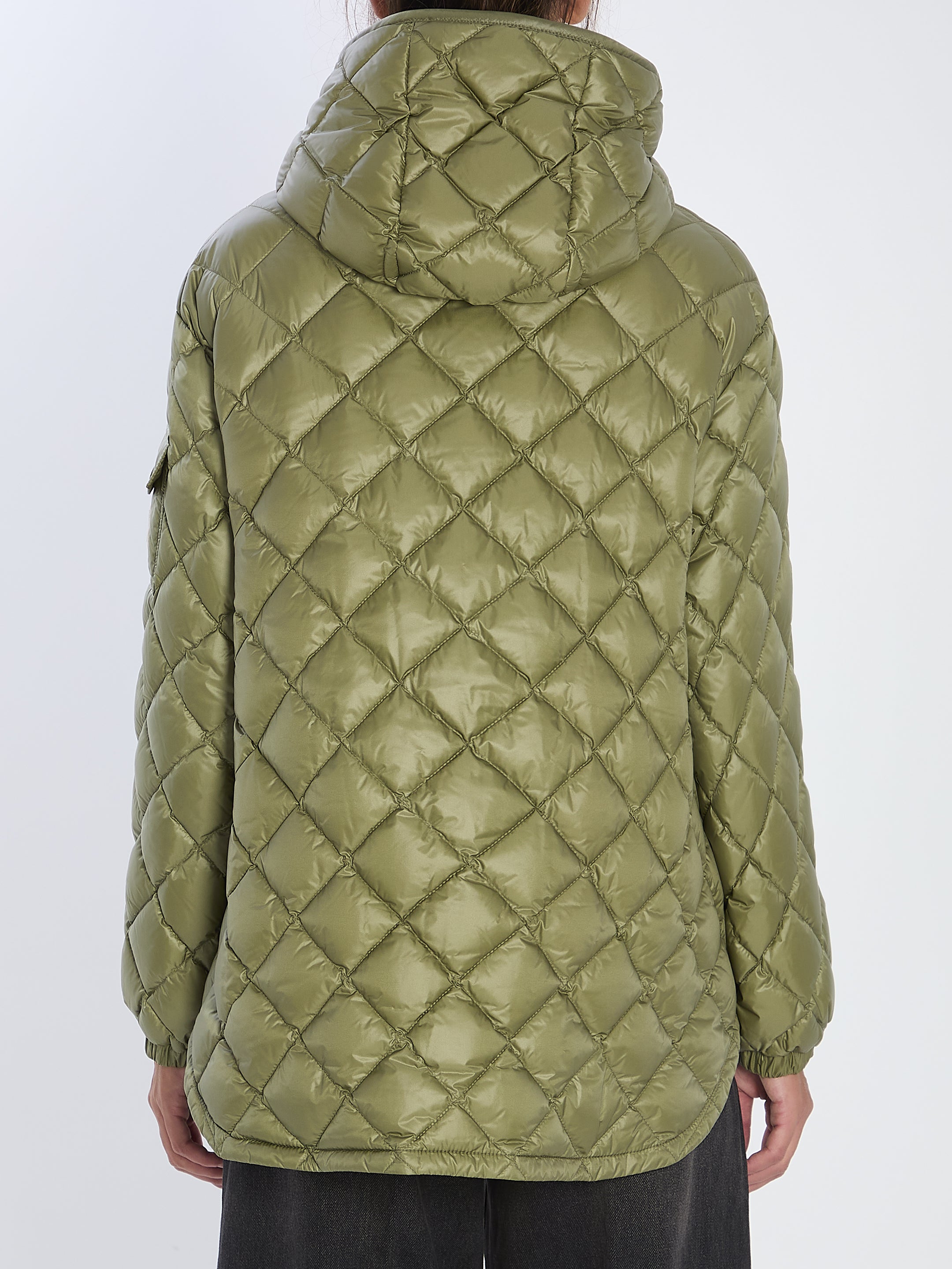 MONCLER 38 quilted nylon puffer jacket