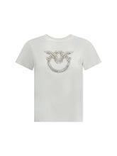 PINKO M embroidered logo t-shirt 
