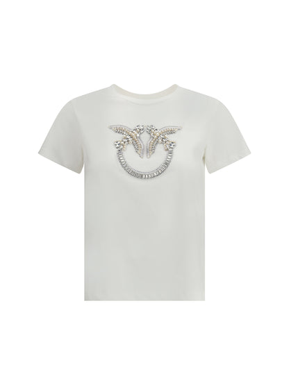 PINKO M embroidered logo t-shirt 