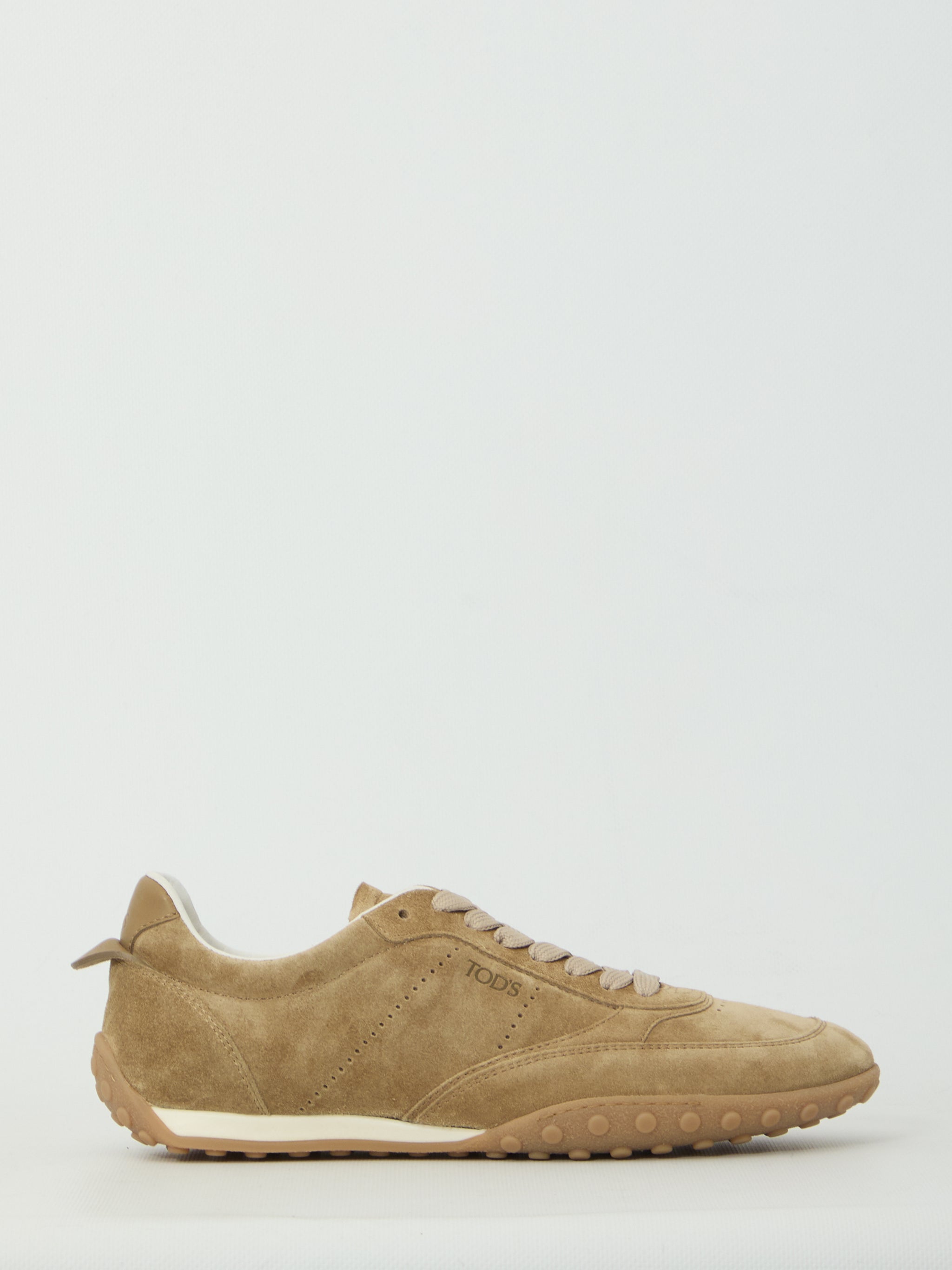 cappuccino suede sneakers