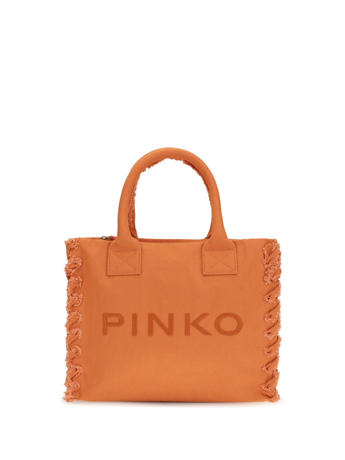 PINKO OS canvas tote bag