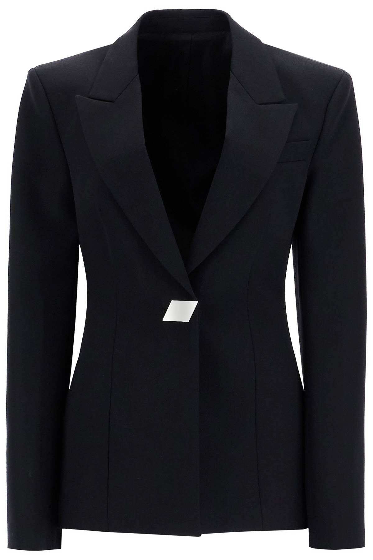 wool gabardine blazer