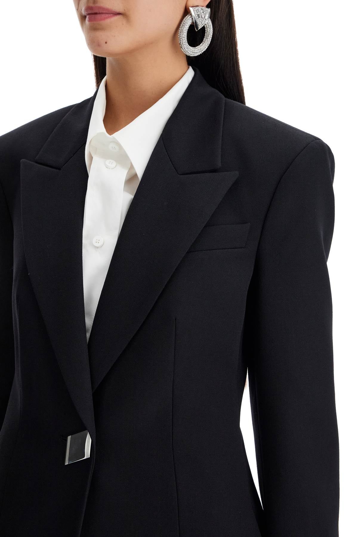 wool gabardine blazer