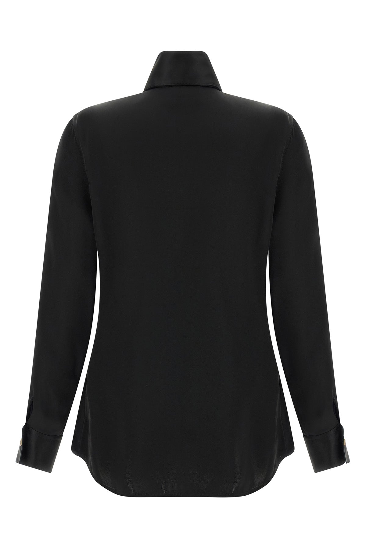 the ivy khaite shirt defines contemporary tailoring through an elongated and p