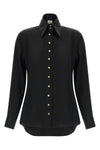 the ivy khaite shirt defines contemporary tailoring through an elongated and p