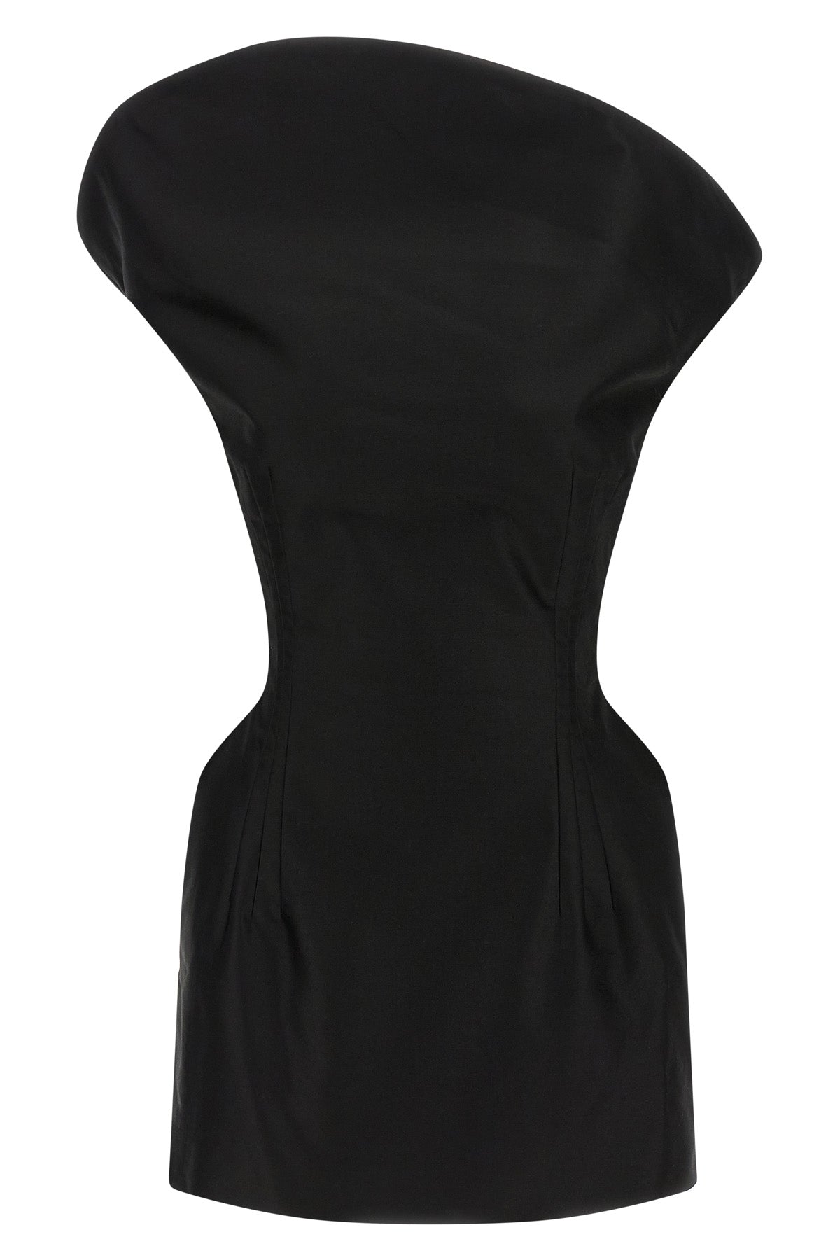 pf25 dress32 sculptural cotton dress