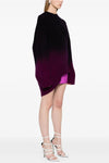 oversized wool and cashmere blend knit dress