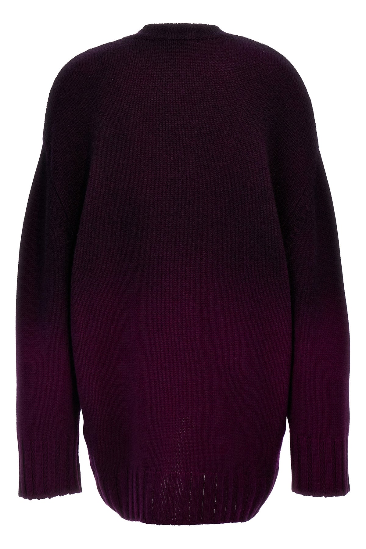 oversized wool and cashmere blend knit dress