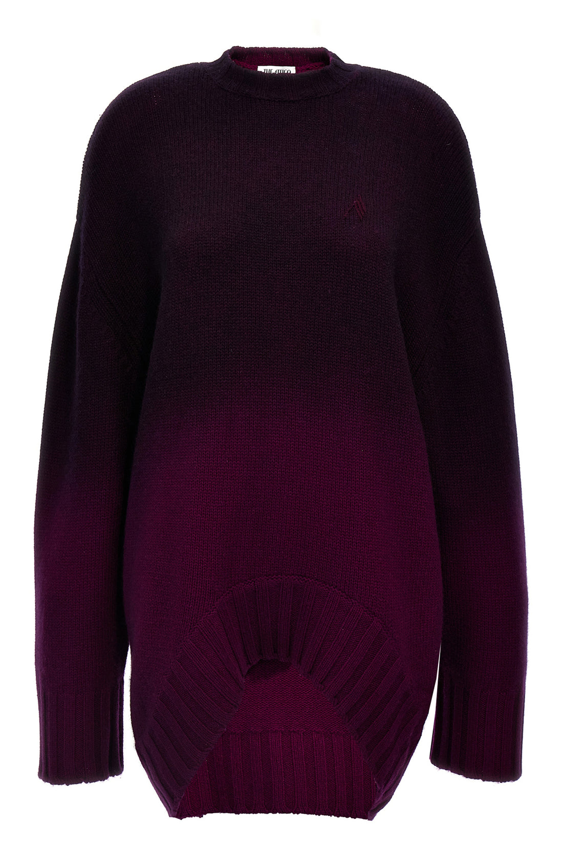 THE ATTICO 40 oversized wool and cashmere blend knit dress