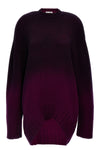oversized wool and cashmere blend knit dress