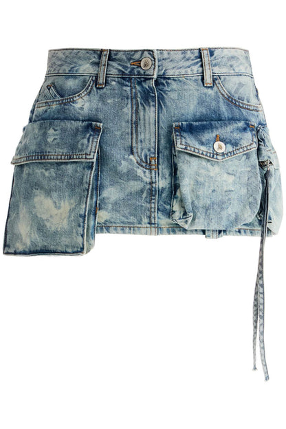 denim fay mini skirt