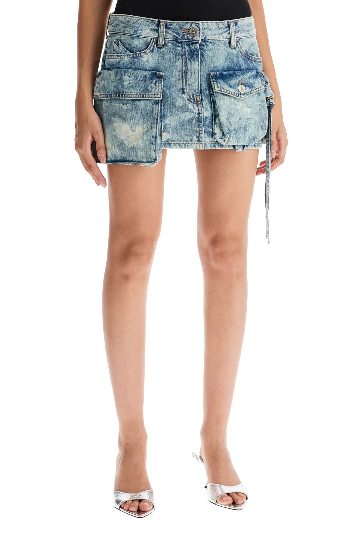 denim fay mini skirt