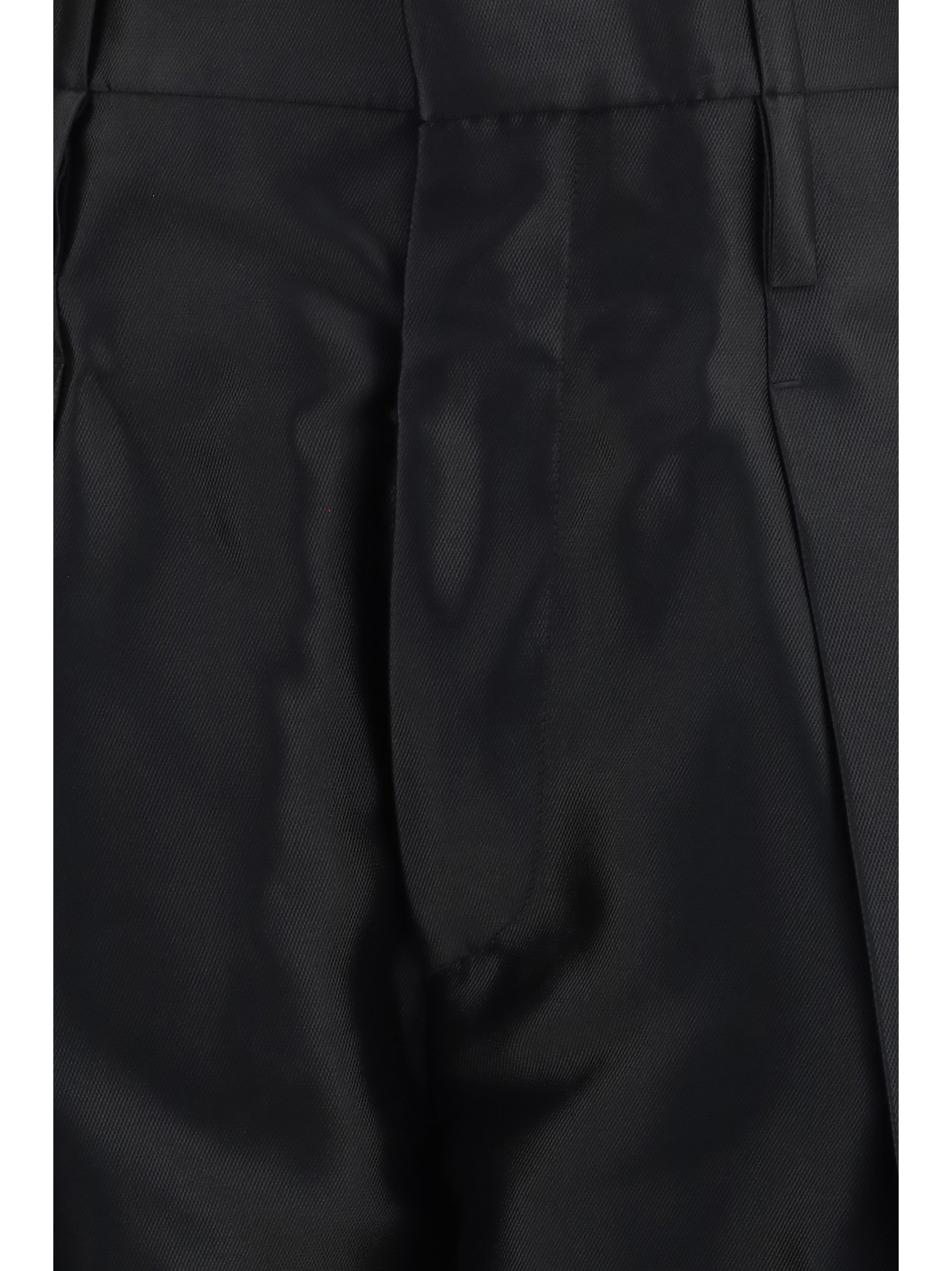 tapered wool pants