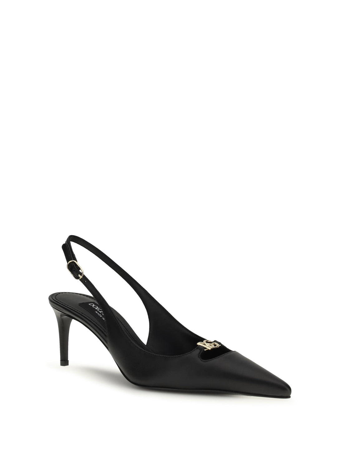 DOLCE &amp; GABBANA 36 leather slingback pumps