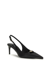 DOLCE & GABBANA 36 leather slingback pumps