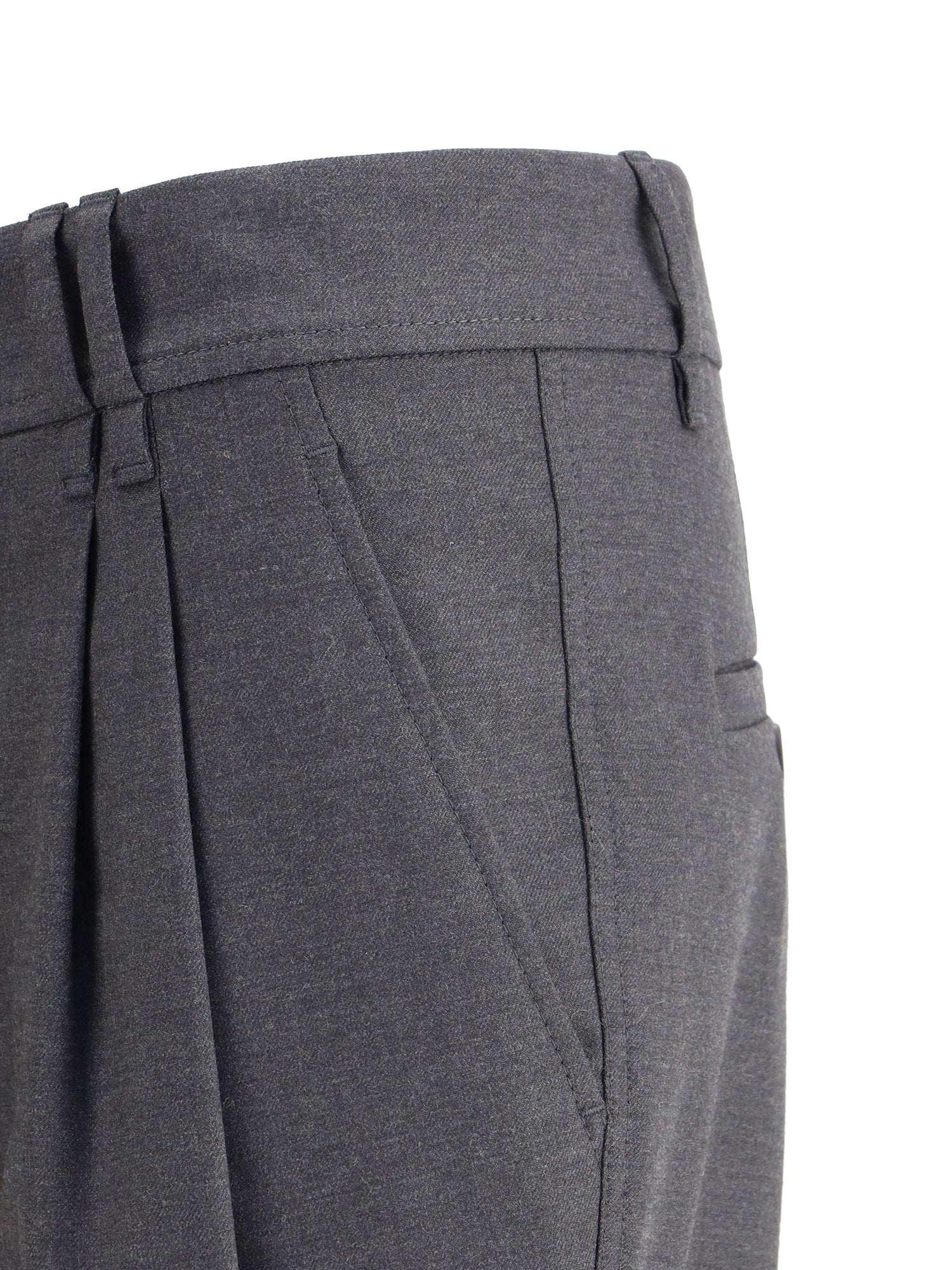 BRUNELLO CUCINELLI 44 virgin wool pants