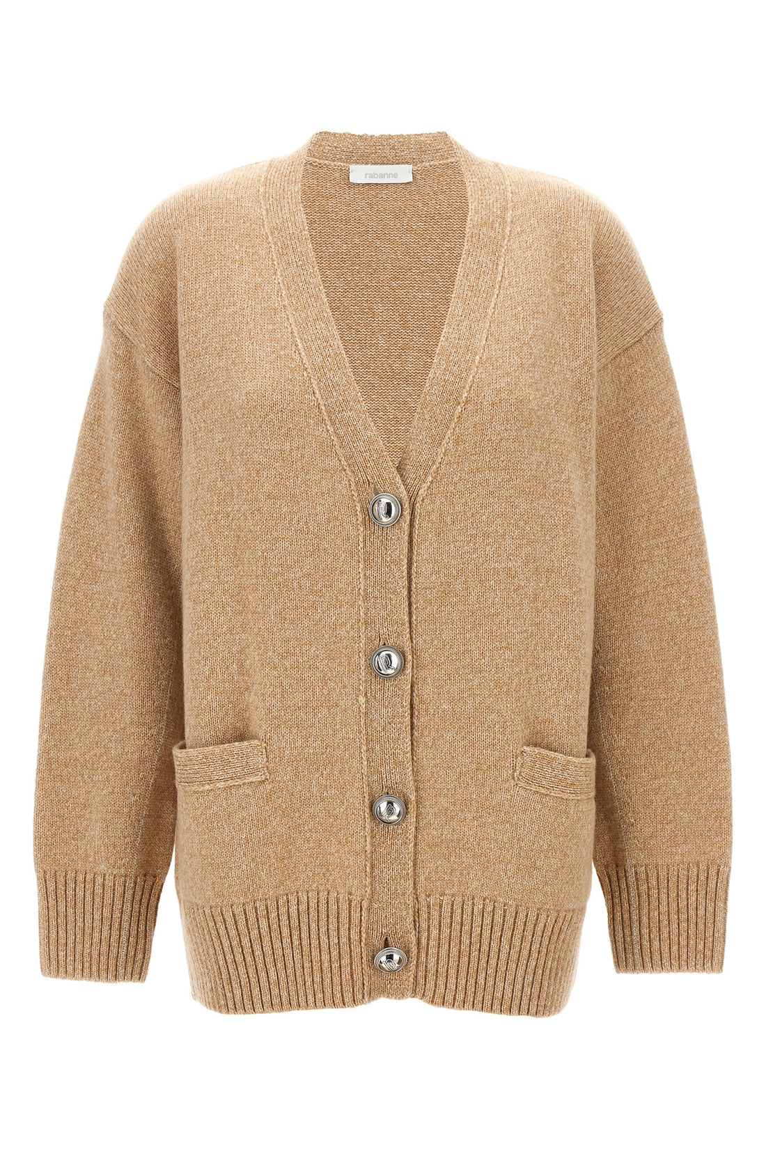 RABANNE L wool and cashmere cardigan