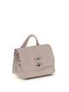 saeta baby leather postina handbag