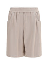 cotton piqué shorts