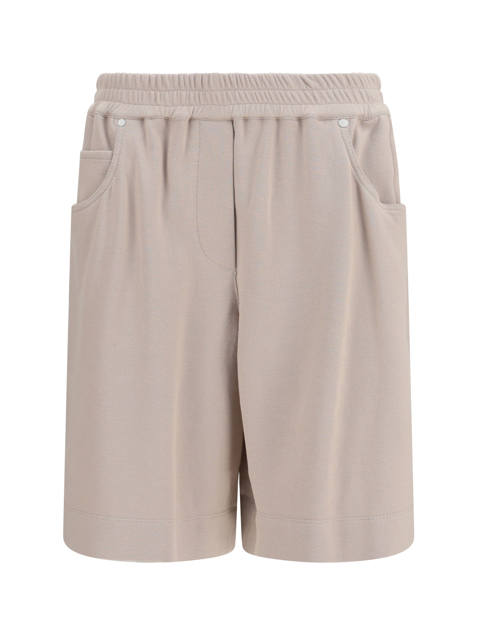 cotton piqué shorts
