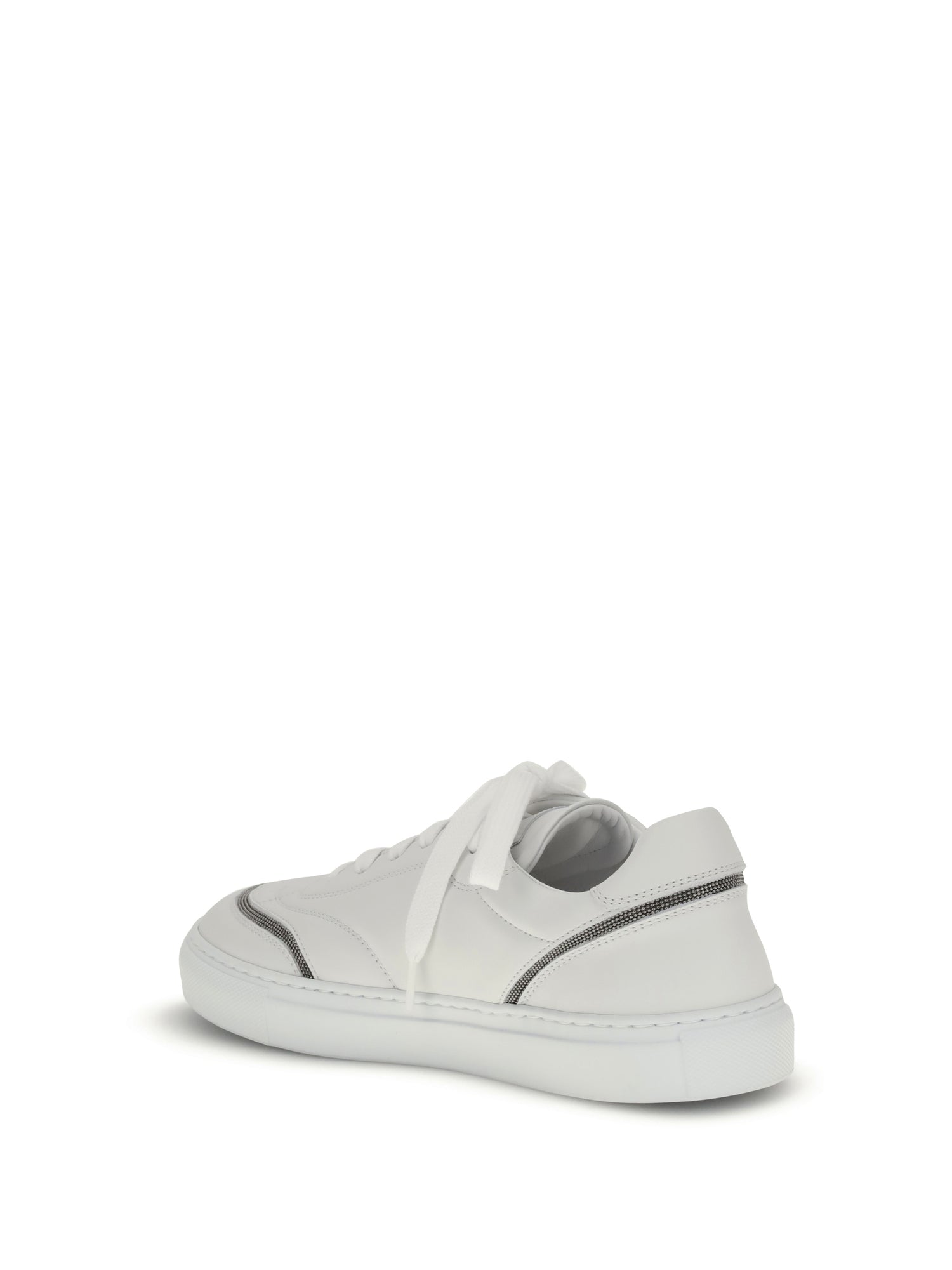 BRUNELLO CUCINELLI 40 leather sneakers with shiny details