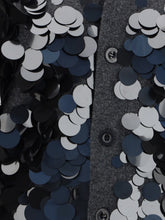 SACAI 3 sequined wool cardigan