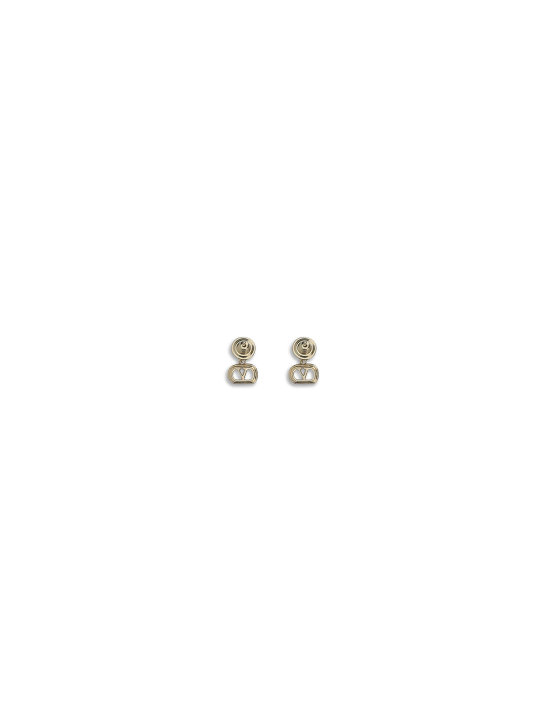 VALENTINO GARAVANI OS ovalette earrings in metal and swarovski® crystals