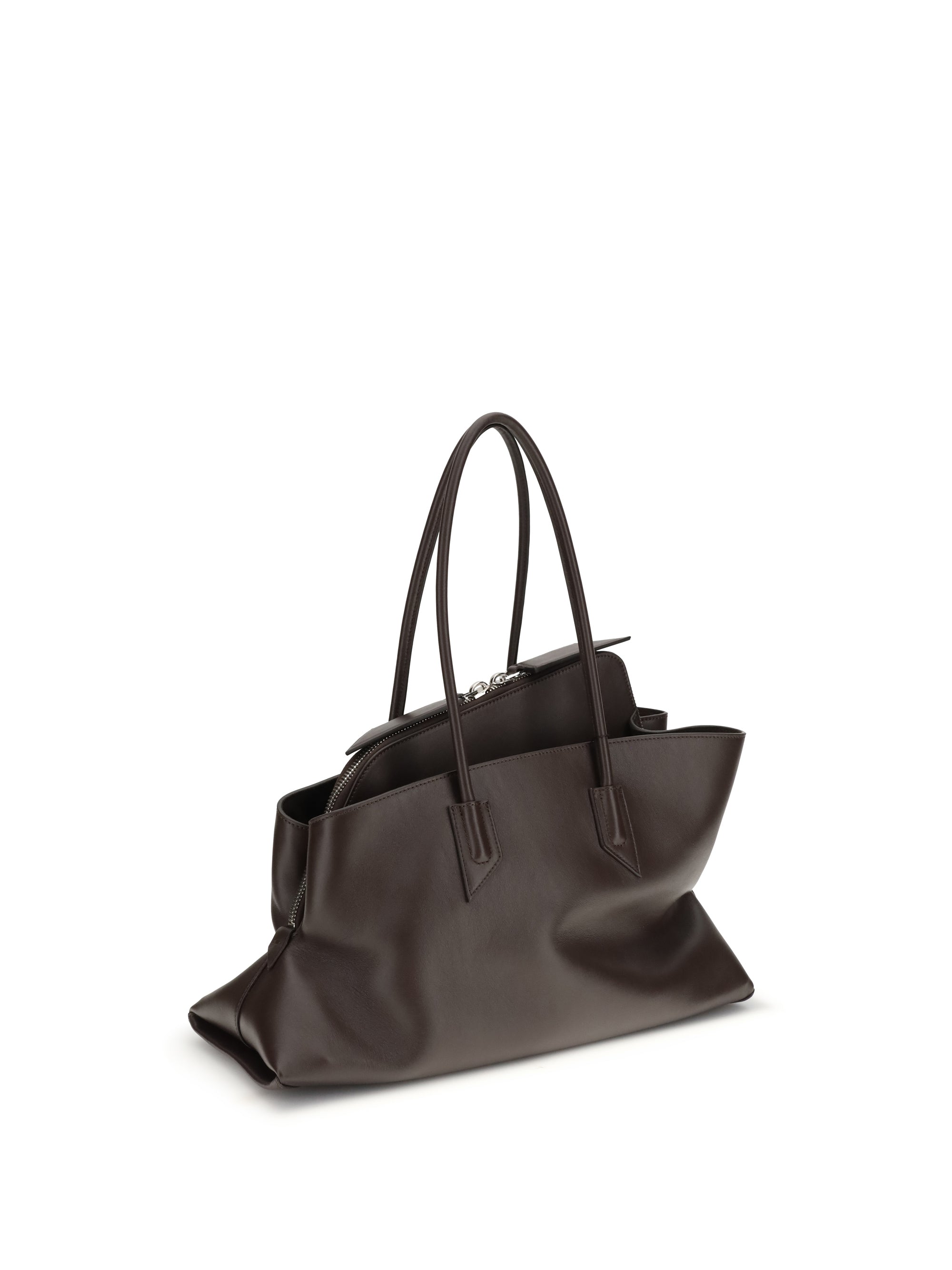 la passeggiata medium leather shoulder bag