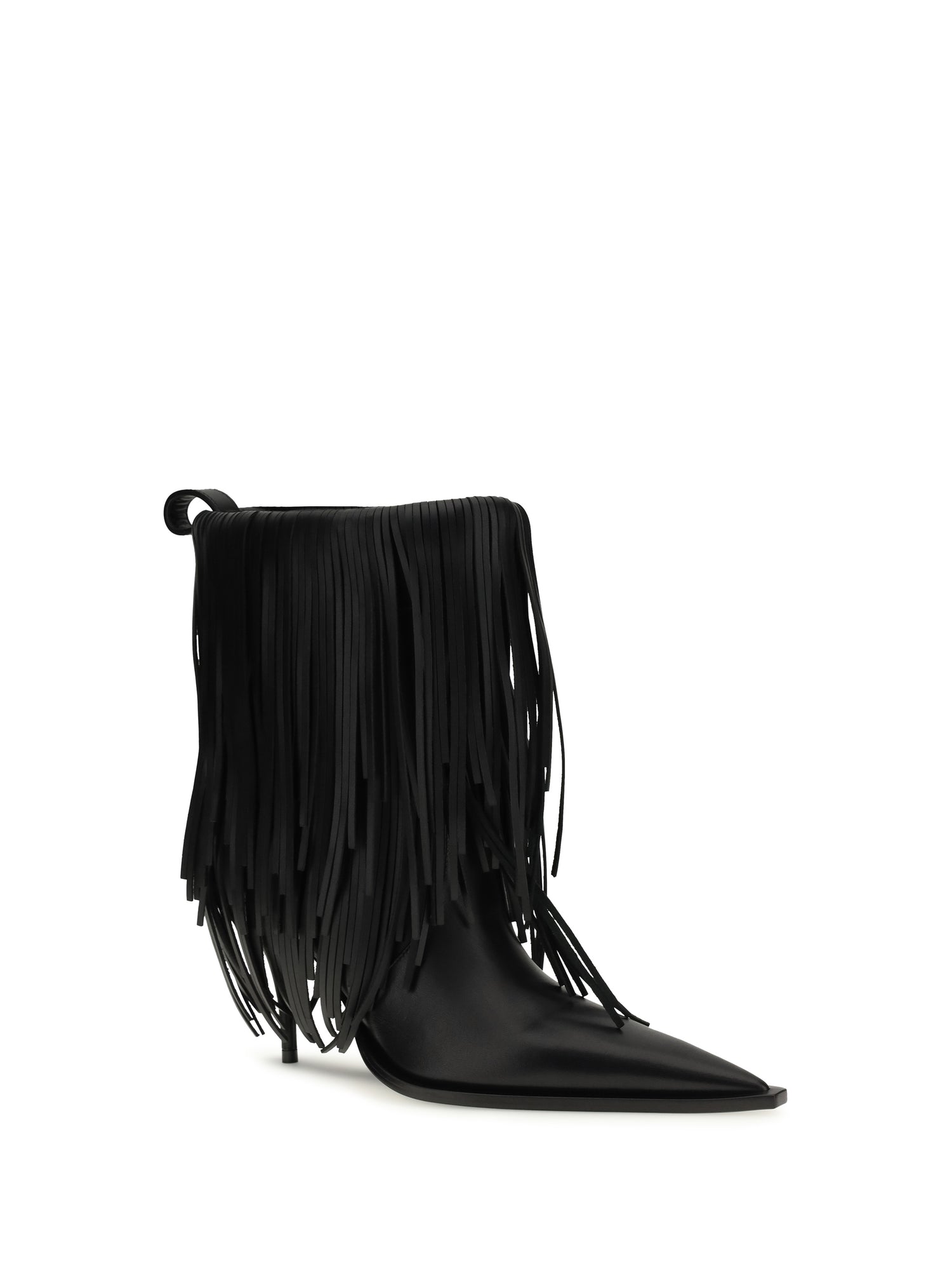 BALENCIAGA 36 avenue fringe ankle boots