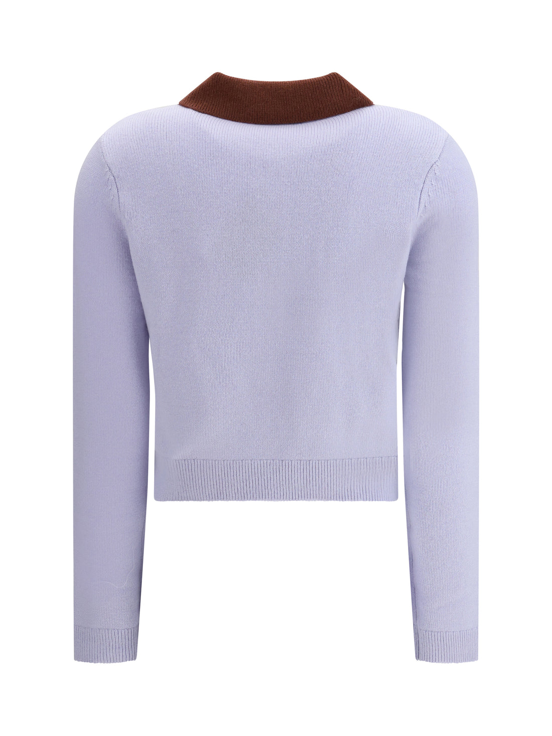 SELF-PORTRAIT XS contrast collar sweater 