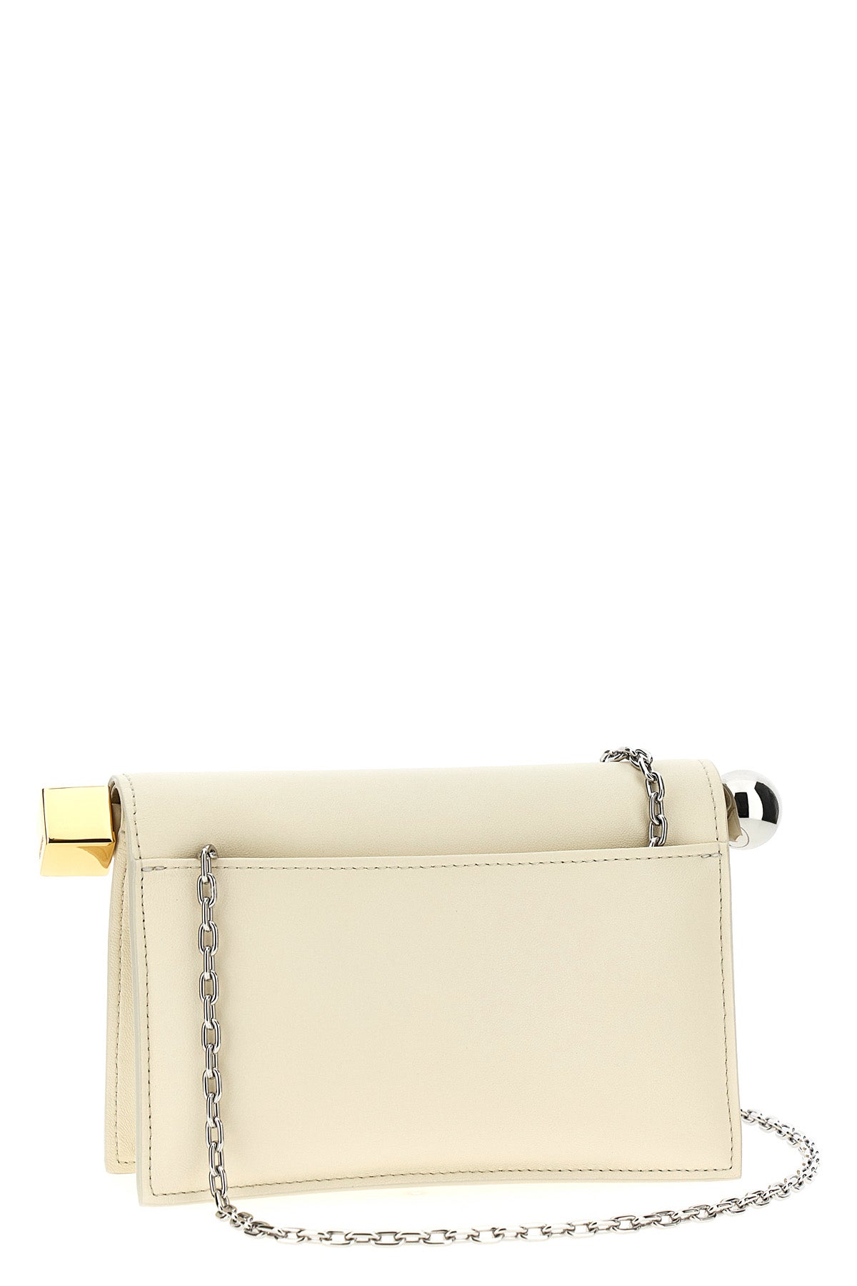 la petite pochette rond carré nappa clutch bag