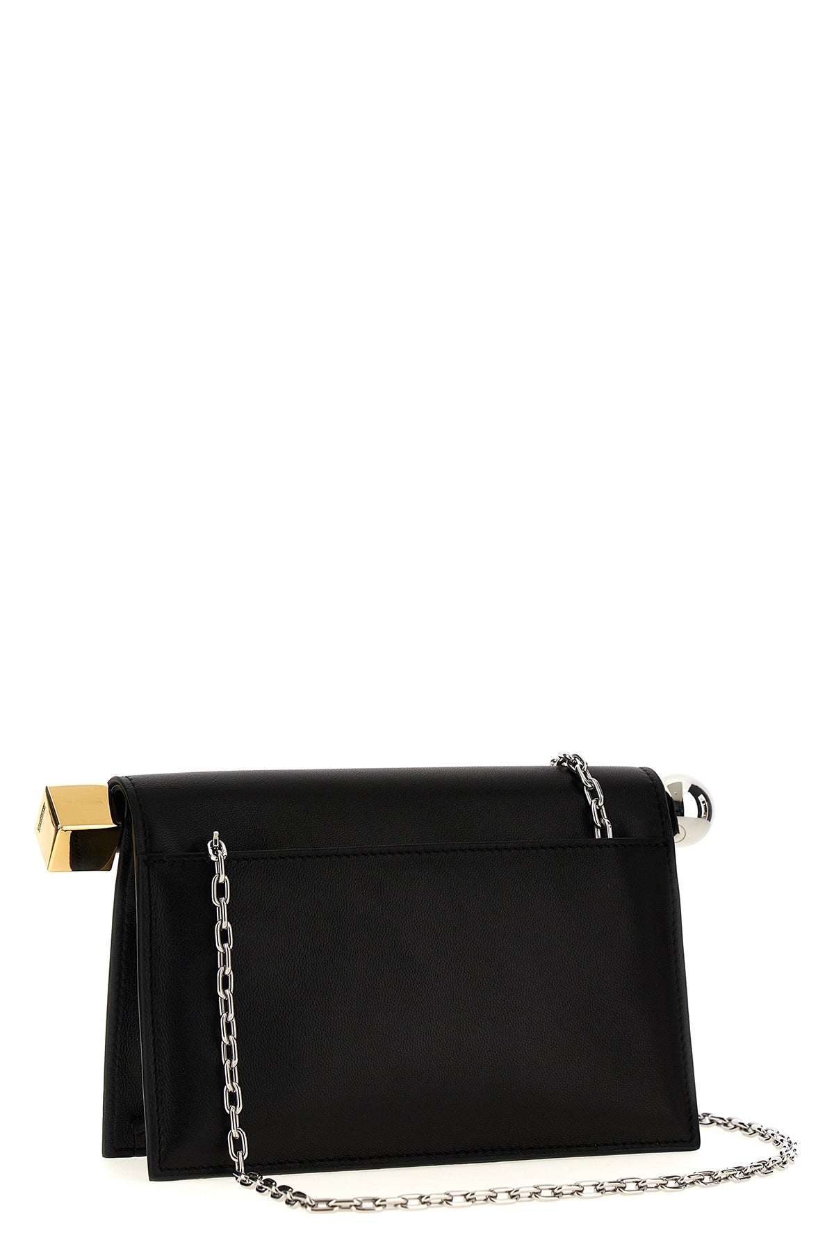 la petite pochette rond carré nappa clutch bag