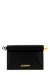 la petite pochette rond carré nappa clutch bag