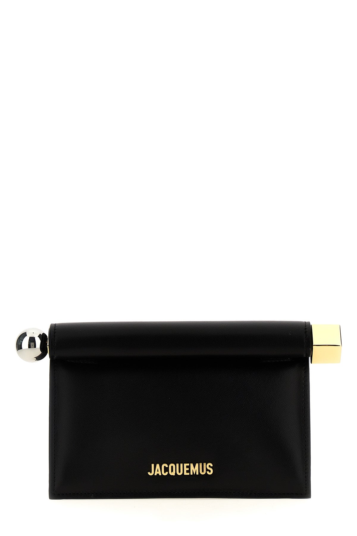 la petite pochette rond carré nappa clutch bag