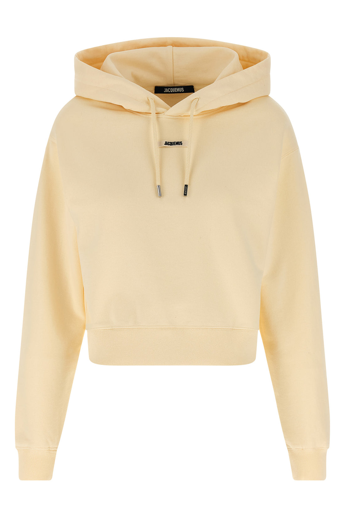 JACQUEMUS L le hoodie gros-grain hoodie in slightly fleece cotton