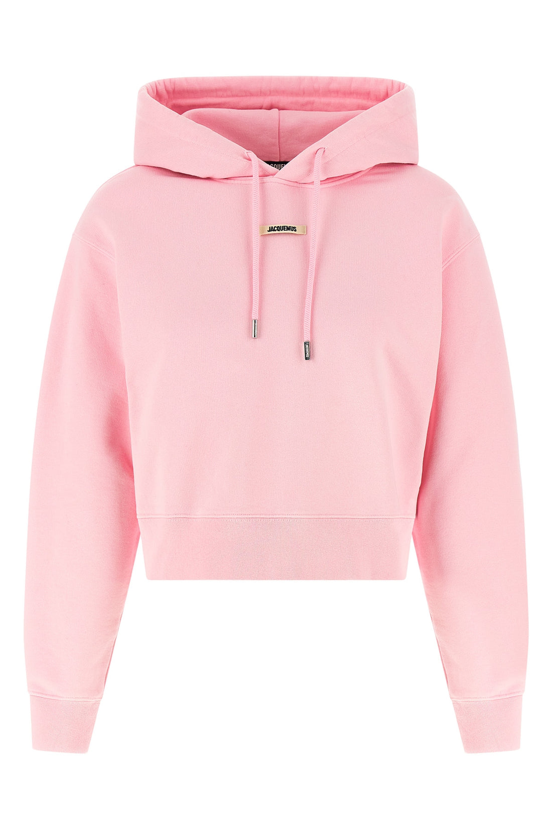 JACQUEMUS XS le hoodie gros-grain hoodie in lightly fleece cotton