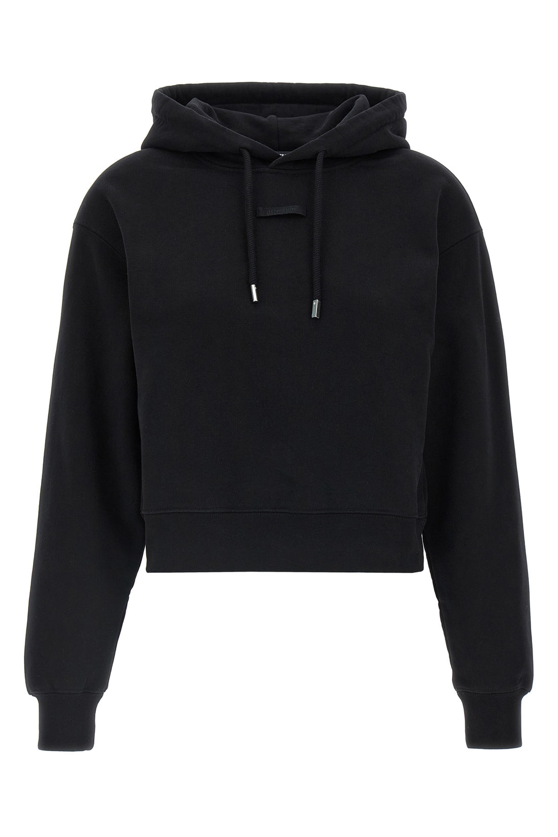 JACQUEMUS L le hoodie gros-grain hoodie in lightly fleece cotton