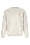 le sweatshirt gros grain mélange cotton fleece sweatshirt