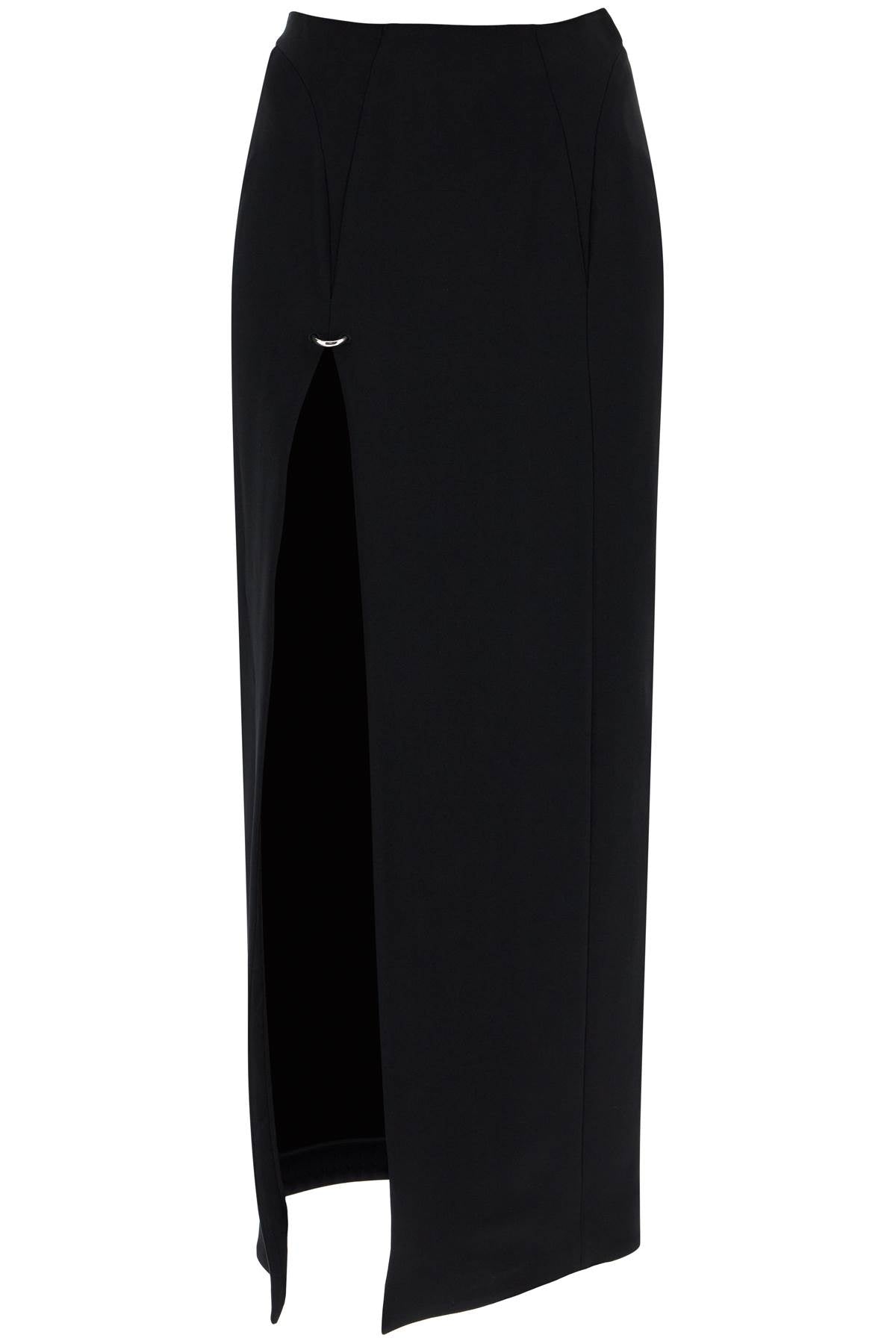 long skirt with piercing detail