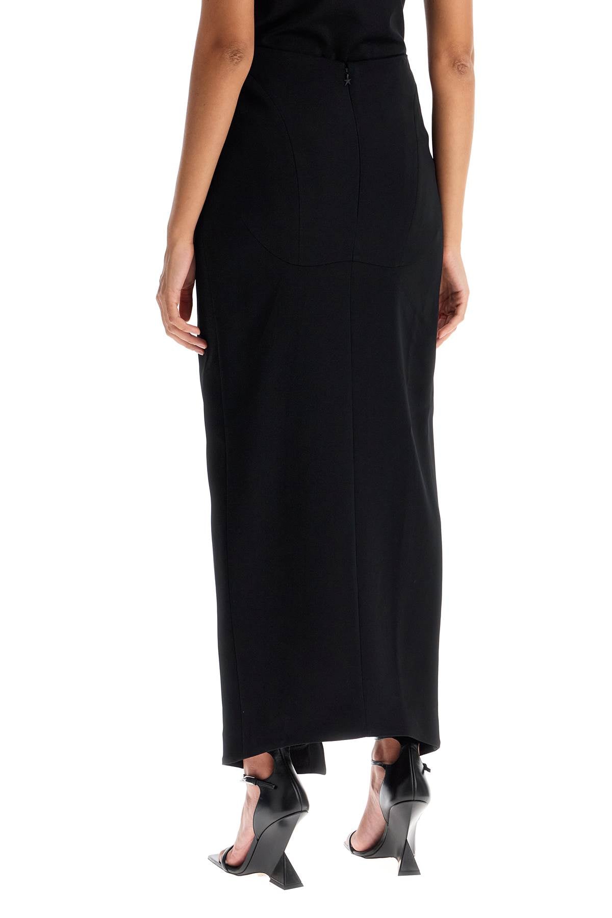 long skirt with piercing detail