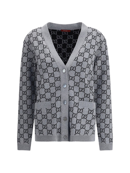 GUCCI M gg supreme reversible cardigan