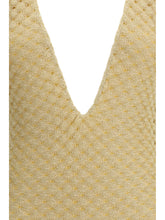 MISSONI 42 lamé viscose one-piece swimsuit 