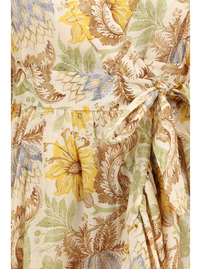 ZIMMERMANN 1 daylight wrap mini dress