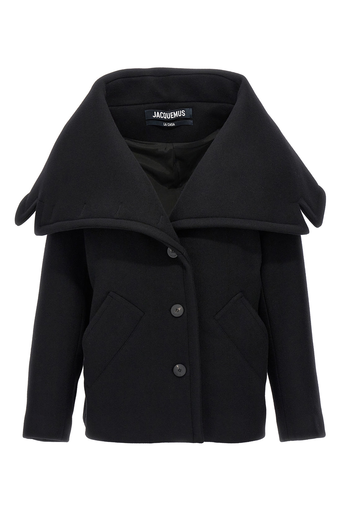 JACQUEMUS 36 le caban caruso wool coat
