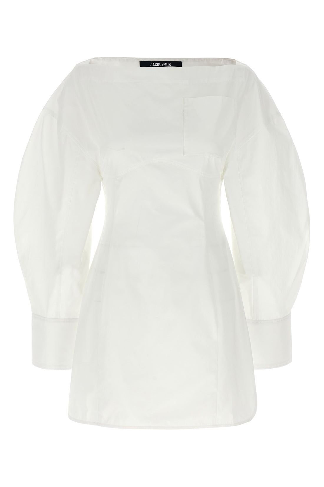 JACQUEMUS 34 la robe chemise casaco cotton poplin dress