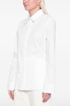 chemise de costume stretch cotton poplin shirt