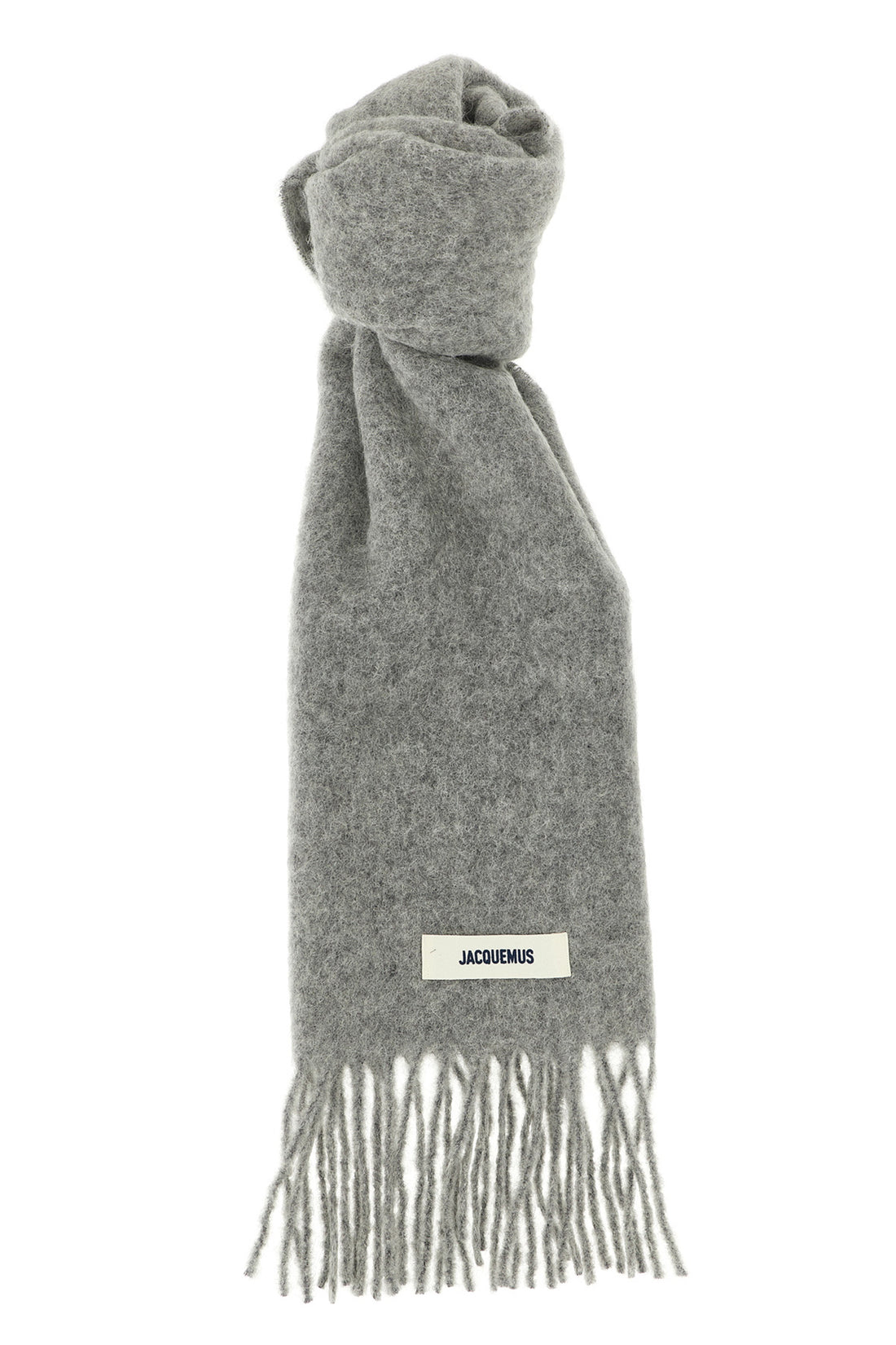 JACQUEMUS OS lecharpe carro scarf in alpaca