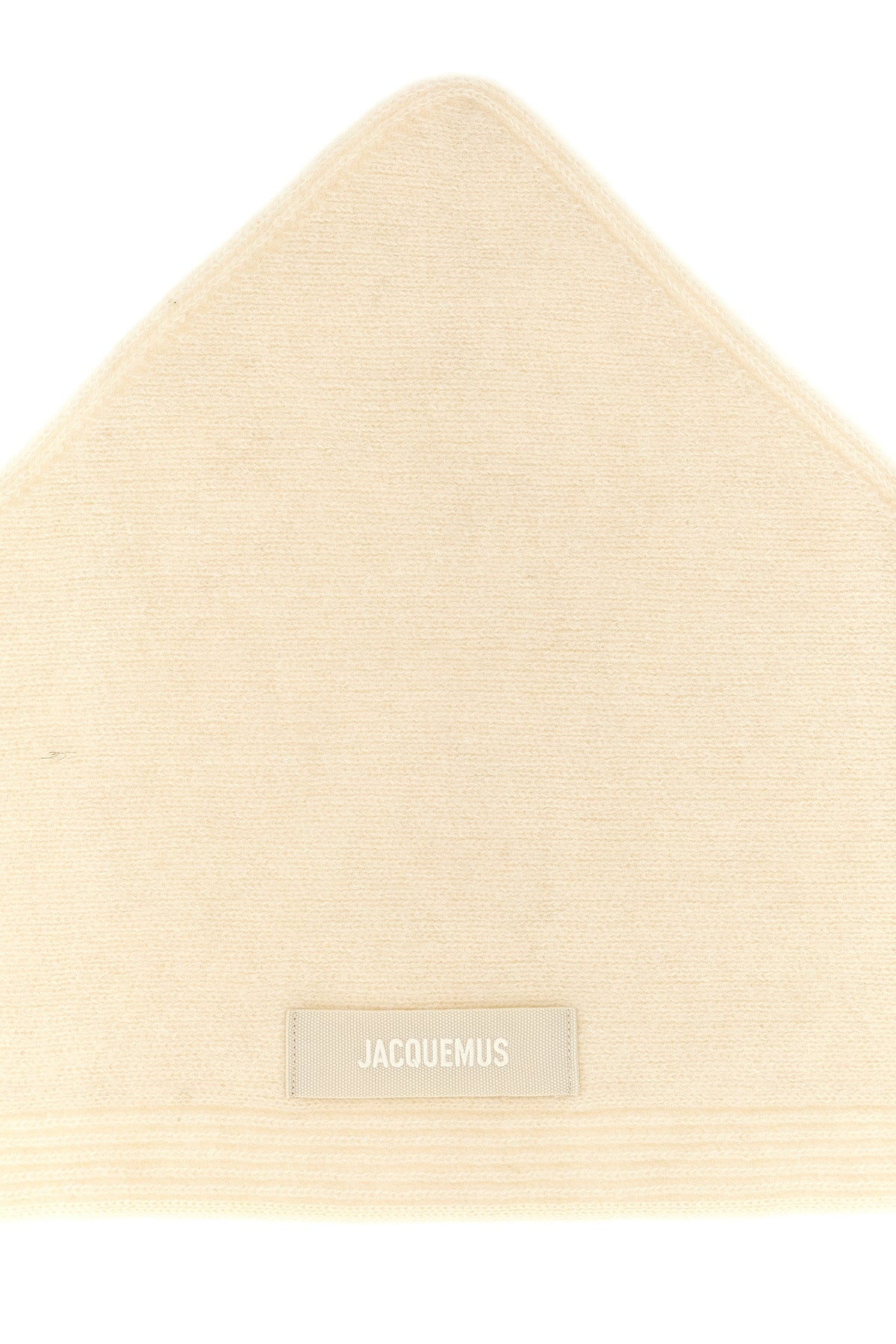 the jacquemus le chale gros-grain bandana defines a new perspective on winter